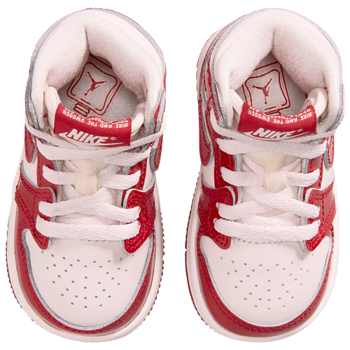 Girls' Toddler Retro 1 High OG Red/Silver/Pink - View 4