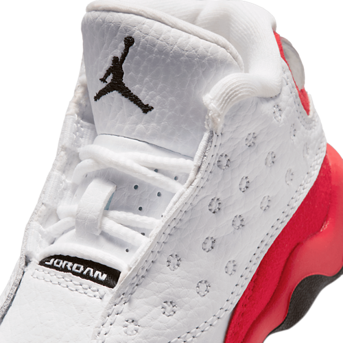 Boys' Toddler Retro 13 White/Black/True Red - View 7