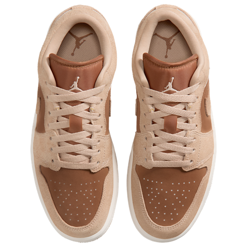 Women's AJ 1 Low Lt British Tan/Legend Md Brown/Chalk - View 4