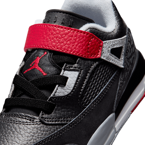 Boys' Preschool Spizike Low Gym Red/Black/Wolf Gray - View 7