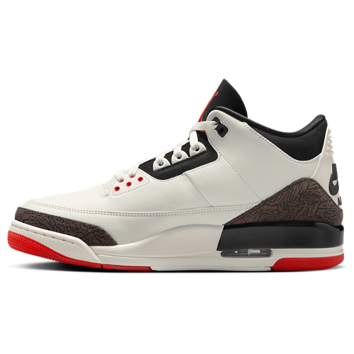 Men's AJ Retro 3 OG Black/White/Red - View 2