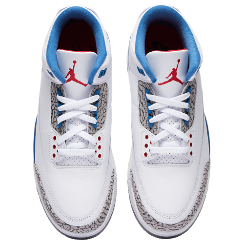 Men's Retro 3 White/Blue - View 5