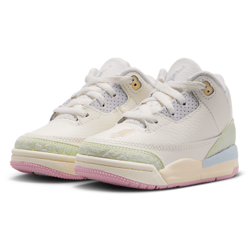 Boys' Toddler Retro 3 White/Pink/Green - View 6