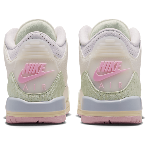 Boys' Grade School Retro 3 White/Pink/Green - View 3