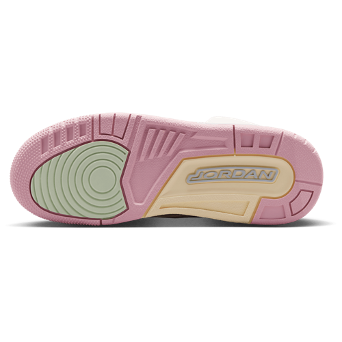 Boys' Grade School Retro 3 White/Pink/Green - View 5
