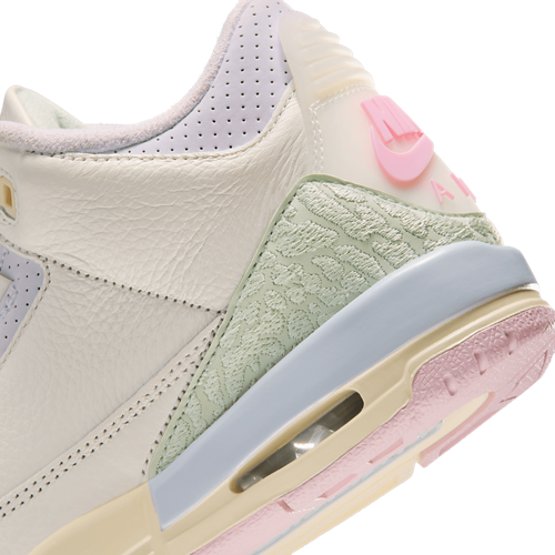 Boys' Grade School Retro 3 White/Pink/Green - View 8
