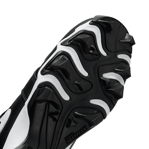 Boys' Grade School AJ 1 Low Cleats White/Black - View 9