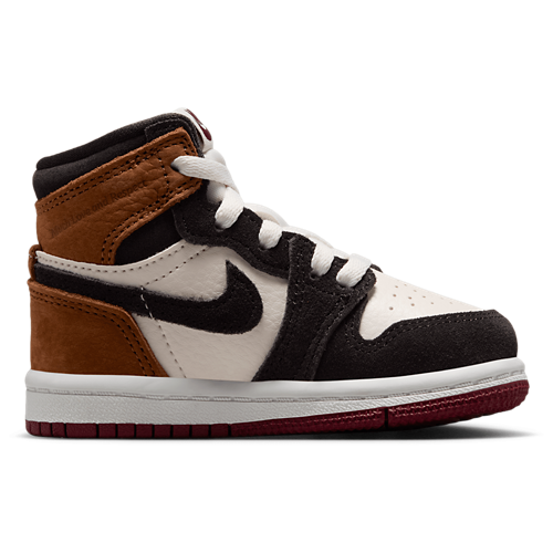 Boys' Toddler Retro 1 High OG Shadow Brown/Soft Pearl/Light British Tan - View 1