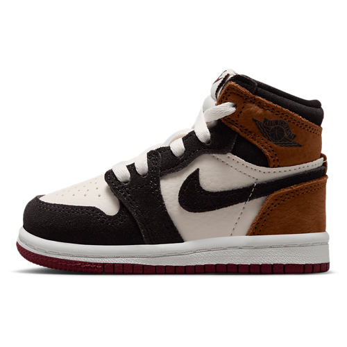 Boys' Toddler Retro 1 High OG Shadow Brown/Soft Pearl/Light British Tan - View 2