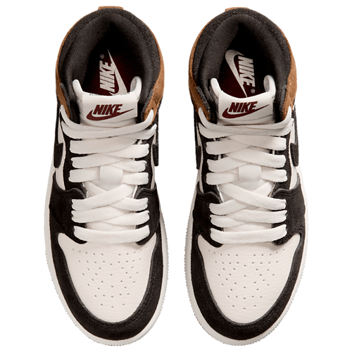 Boys' Preschool Retro 1 High OG Light British Tan/Shadow Brown/Soft Pearl - View 4