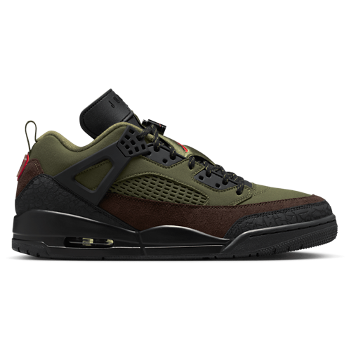 Men's Spizike Low V2 Black/Medium Olive/University Red - View 1