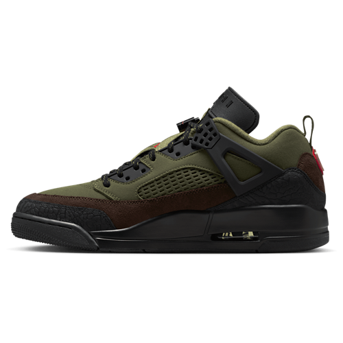 Men's Spizike Low V2 Black/Medium Olive/University Red - View 2