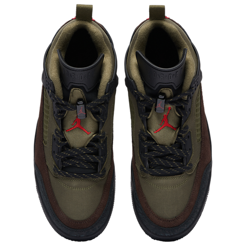 Boys' Grade School Spizike Low Medium Olive/University Red/Black - View 4