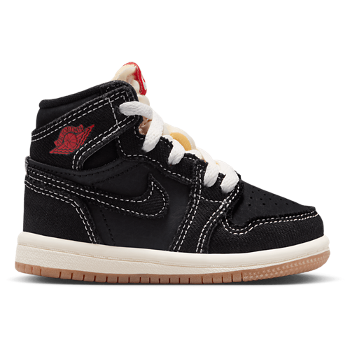 Boys' Toddler 1 Retro High OG FC Sail/Black/Red - View 1