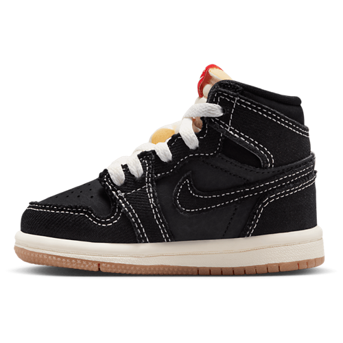 Boys' Toddler 1 Retro High OG FC Sail/Black/Red - View 2