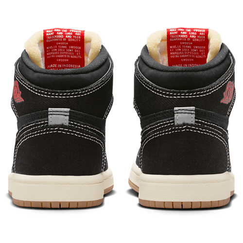 Boys' Preschool 1 Retro High OG FC Red/Sail/Black - View 3