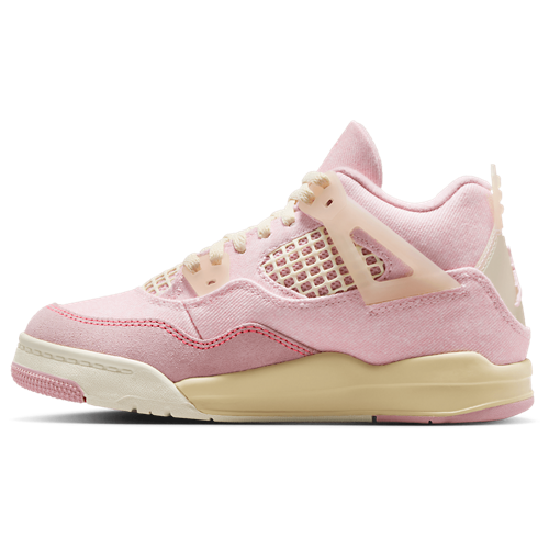 Girls' Preschool Retro 4 Coconut Milk/Pearl Pink - View 2
