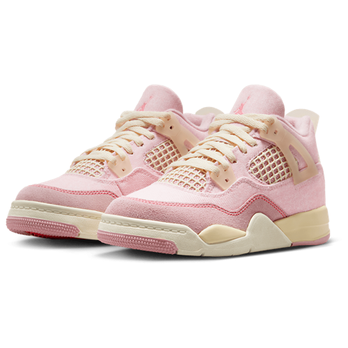 Girls' Preschool Retro 4 Coconut Milk/Pearl Pink - View 6