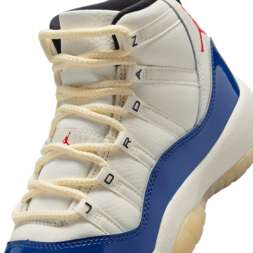 Boys' Grade School Retro 11 Navy/White - View 7