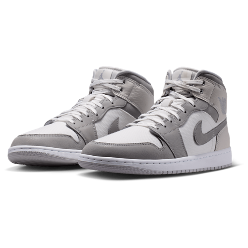 Men's 1 Mid SE Summit White/Light Smoke Grey/Phantom - View 6