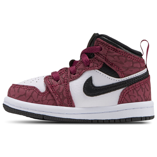 Boys' Toddler AJ 1 Mid SE Red/White/Black - View 2
