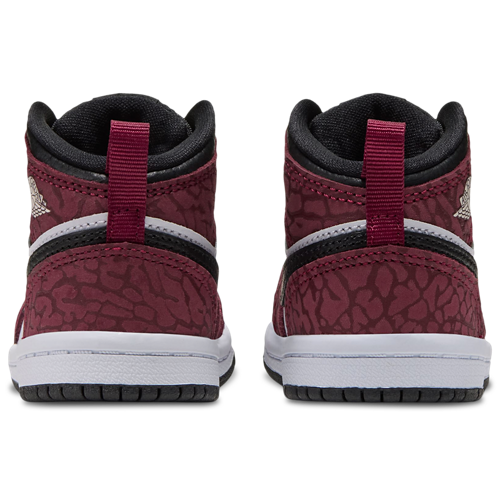 Boys' Toddler AJ 1 Mid SE Red/White/Black - View 3