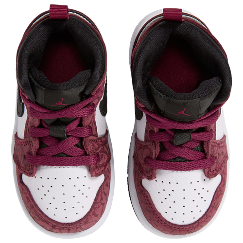Boys' Toddler AJ 1 Mid SE Red/White/Black - View 4