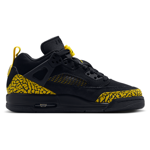 Boys' Grade School Spizike Low Black/Black/Speed Yellow - View 1