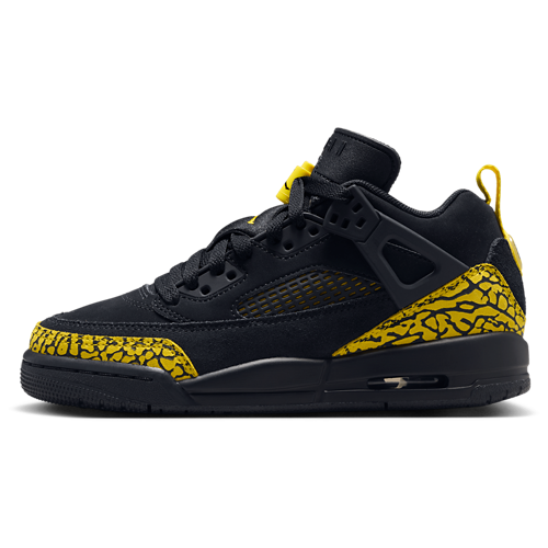 Boys' Grade School Spizike Low Black/Black/Speed Yellow - View 2