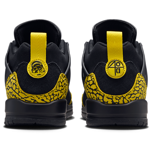 Boys' Grade School Spizike Low Black/Black/Speed Yellow - View 3