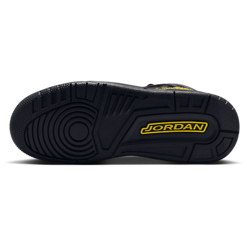 Boys' Grade School Spizike Low Black/Black/Speed Yellow - View 5