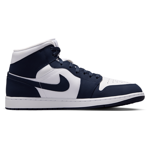 AJ 1 Mid Obsidian/Obsidian/White - View 1