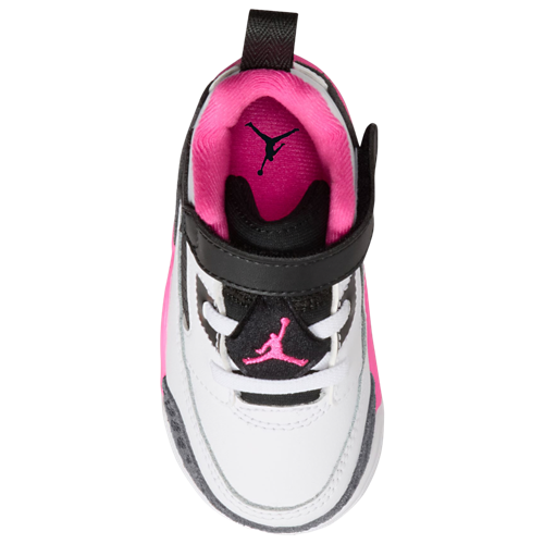 Girls' Toddler Spizike Low White/Black/Pink - View 3