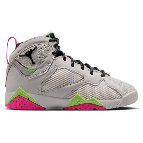 Boys' Grade School Retro 7 Phantom/Lime Blast/Pink - View 1
