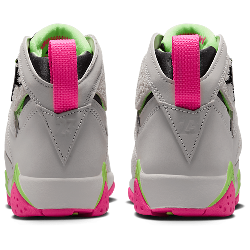 Boys' Grade School Retro 7 Phantom/Lime Blast/Pink - View 3