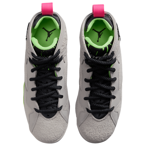 Boys' Grade School Retro 7 Phantom/Lime Blast/Pink - View 4