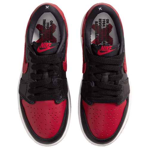 Boys' Preschool Retro 1 Low OG Varsity Red/Summit White/Black - View 4