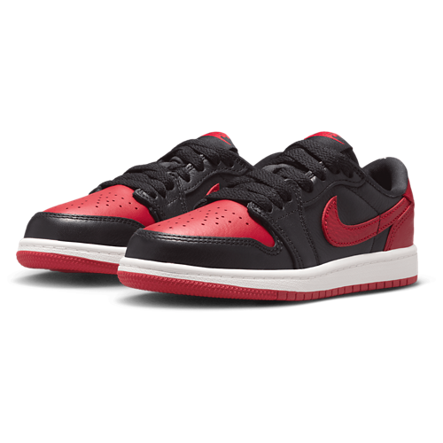 Boys' Preschool Retro 1 Low OG Varsity Red/Summit White/Black - View 6