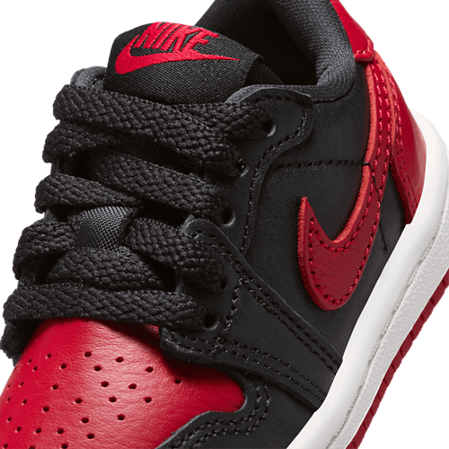 Boys' Toddler Retro 1 Low OG Black/Varsity Red/Summit White - View 7