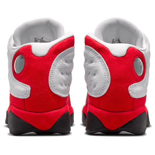 Boys' Grade School Retro 13 White/Black/True Red - View 3