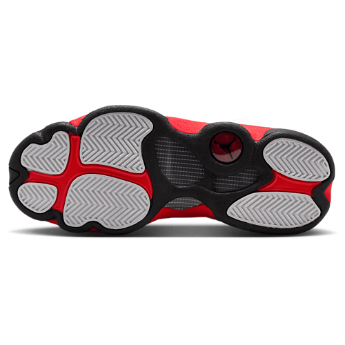 Boys' Grade School Retro 13 White/Black/True Red - View 5