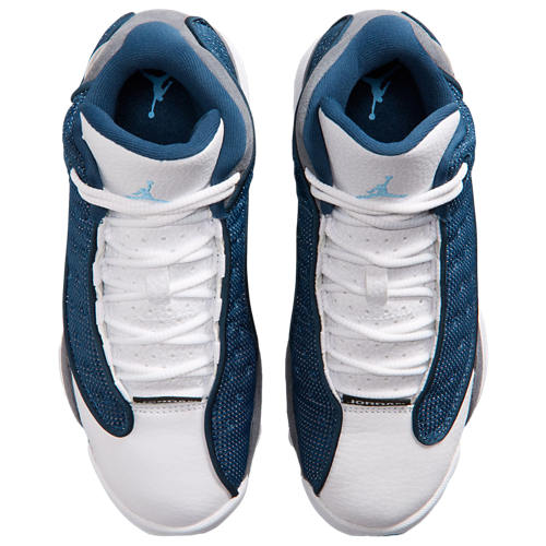 Boys' Grade School Retro 13 University Blue/Grey/Navy - View 4