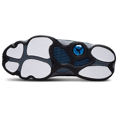 Boys' Grade School Retro 13 University Blue/Grey/Navy - View 5