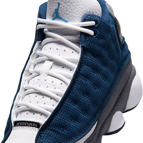 Boys' Grade School Retro 13 University Blue/Grey/Navy - View 6