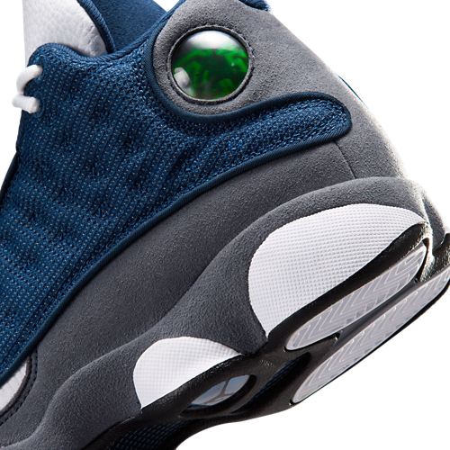 Boys' Grade School Retro 13 University Blue/Grey/Navy - View 7