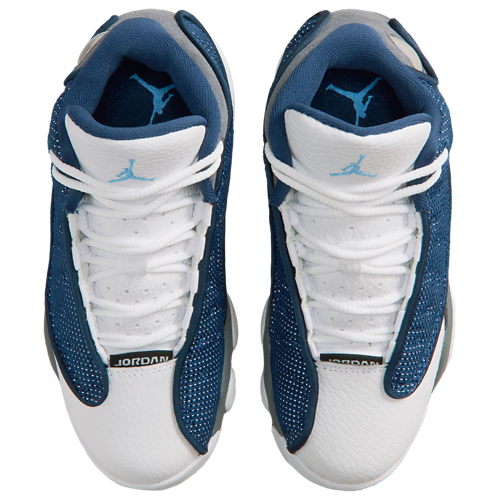 Boys' Preschool Retro 13 Grey/Navy/University Blue - View 4
