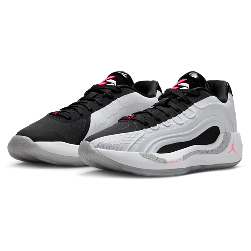 Boys' Grade School Luka 4 White/Bright Crimson/Black - View 6
