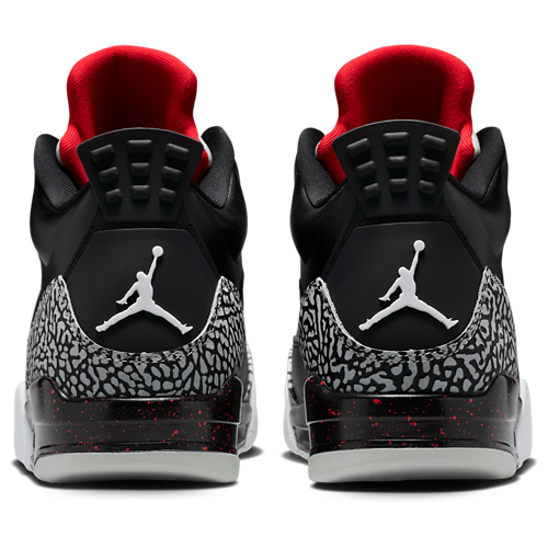 Men's Son of Mars Low Black/Univ Red/Gray Mist - View 3