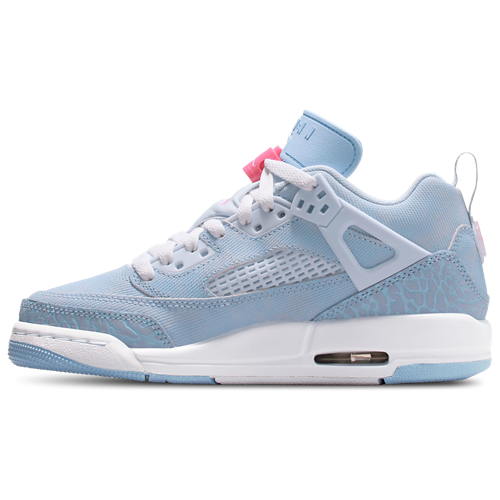 Girls' Grade School Spizike Low Pink Glow/White/Cobalt Bliss - View 2