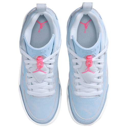 Girls' Grade School Spizike Low Pink Glow/White/Cobalt Bliss - View 4
